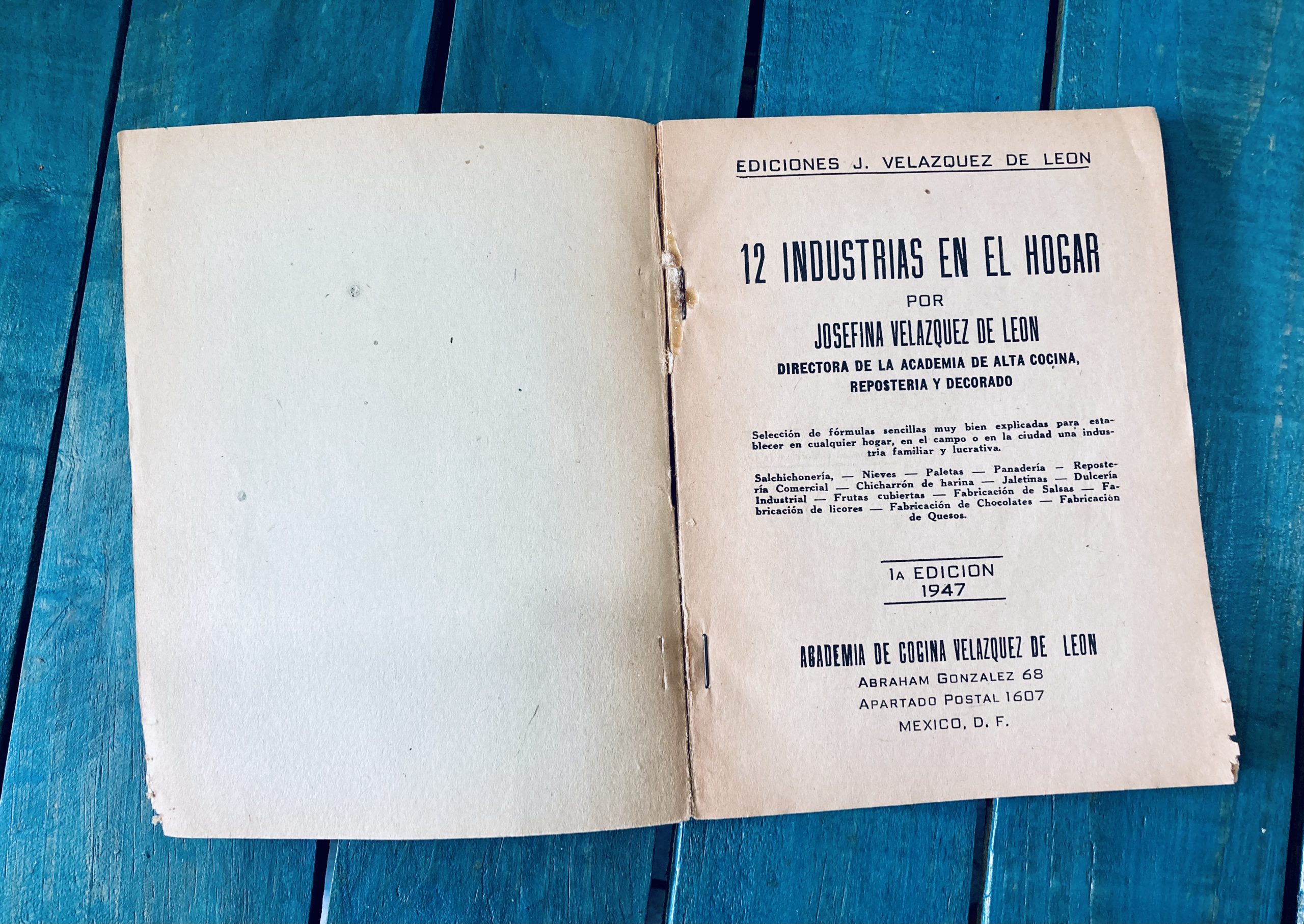 VELÁZQUEZ DE LEÓN JOSEFINA. 12 INDUSTRIAS EN EL HOGAR - Image 2