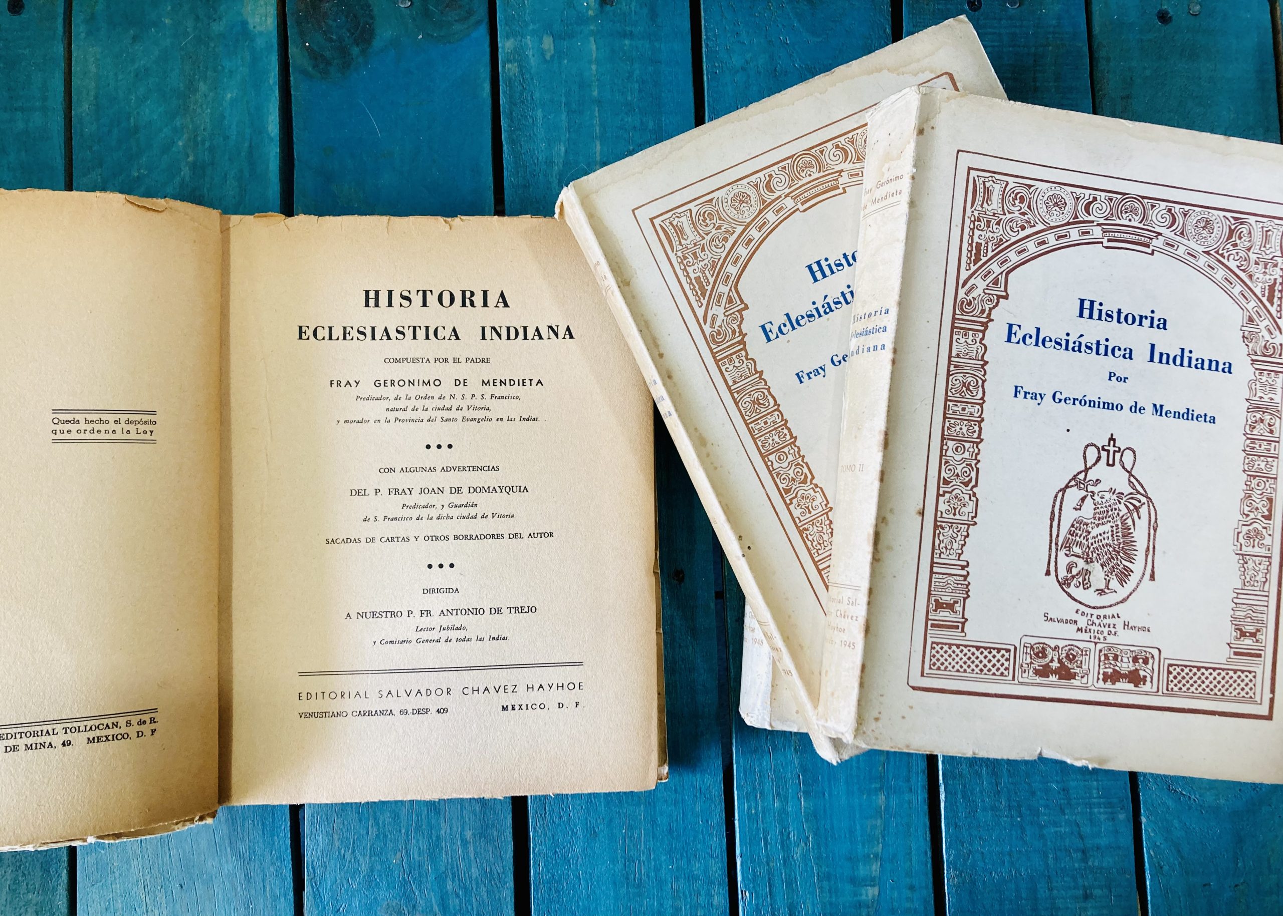 DE MENDIETA FRAY GERÓNIMO. HISTORIA ECLESIÁSTICA INDIANA