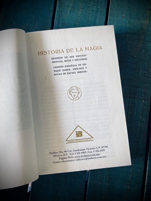 LEVI ELIPHAS. HISTORIA DE LA MAGIA. RESUMEN DE SUS PROCEDIMIENTOS, RITOS Y MISTERIOS - Image 2