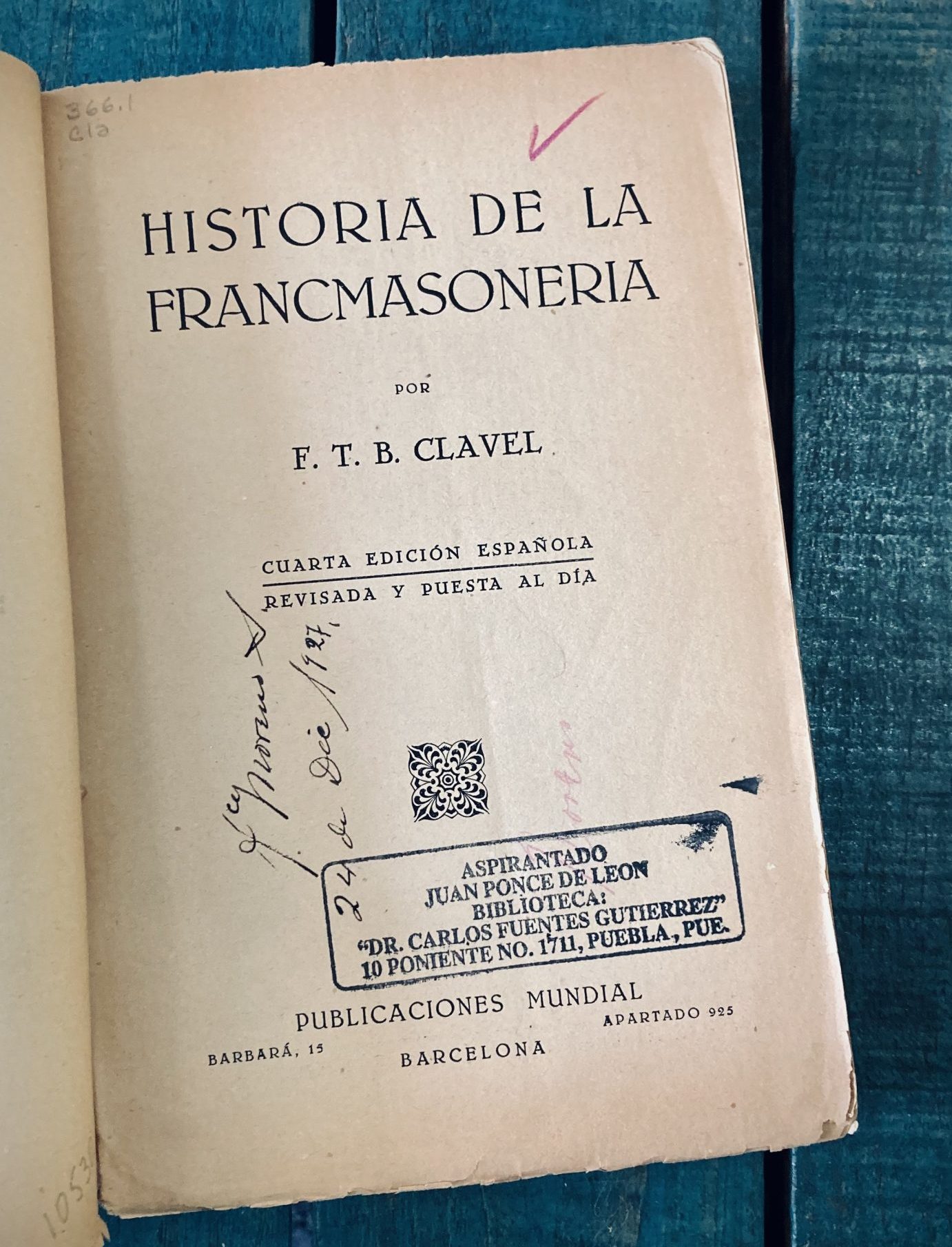 CLAVEL F. T. B. HISTORIA DE LA FRANCMASONERÍA - Image 2