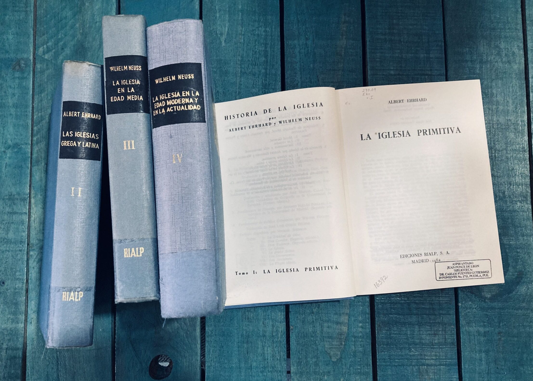 EHRHARD ALBERT & NEUSS WILHELM. HISTORIA DE LA IGLESIA
