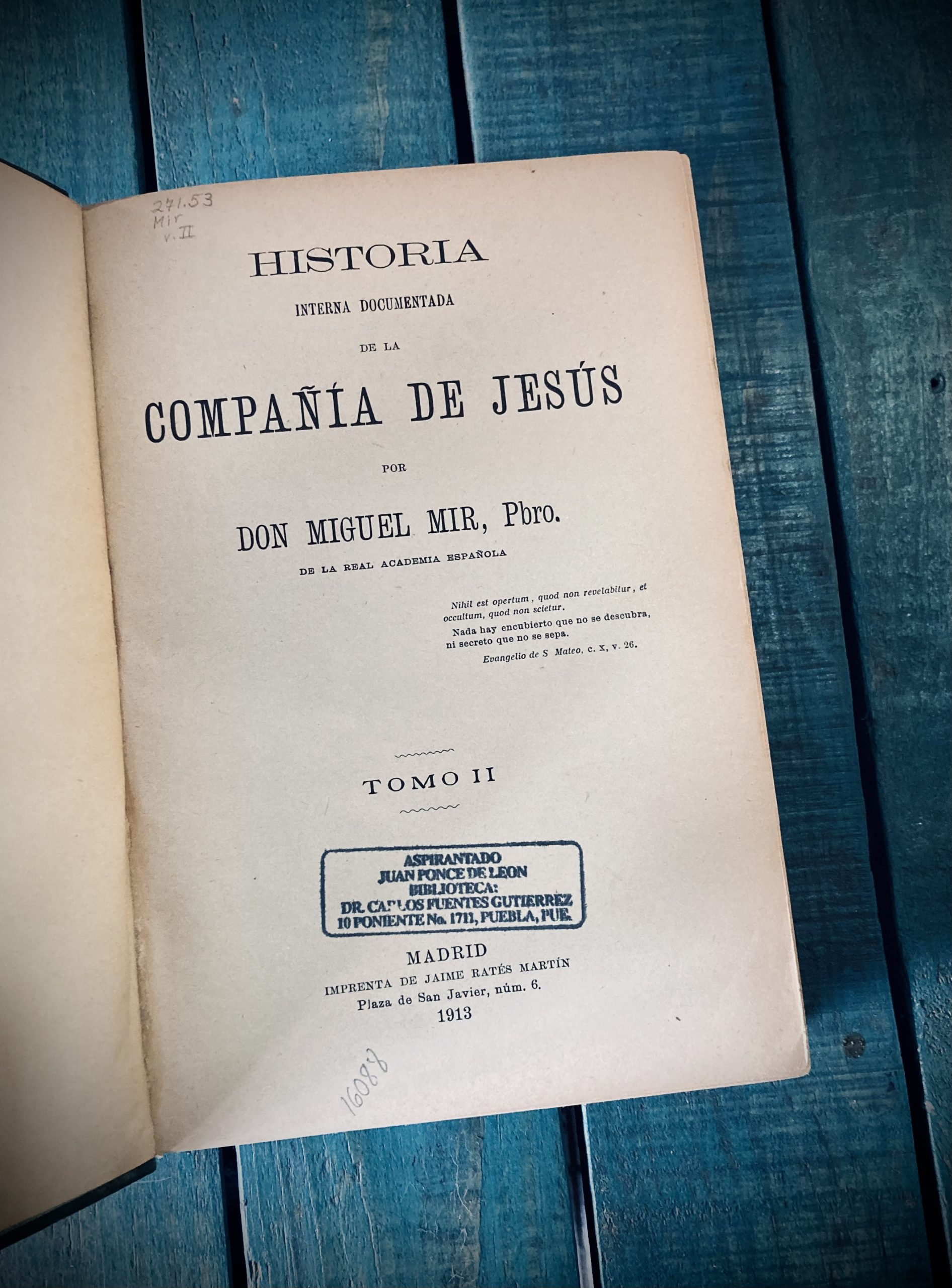 MIR MIGUEL. HISTORIA INTERNA DOCUMENTADA DE LA COMPAÑÍA DE JESÚS - Image 4