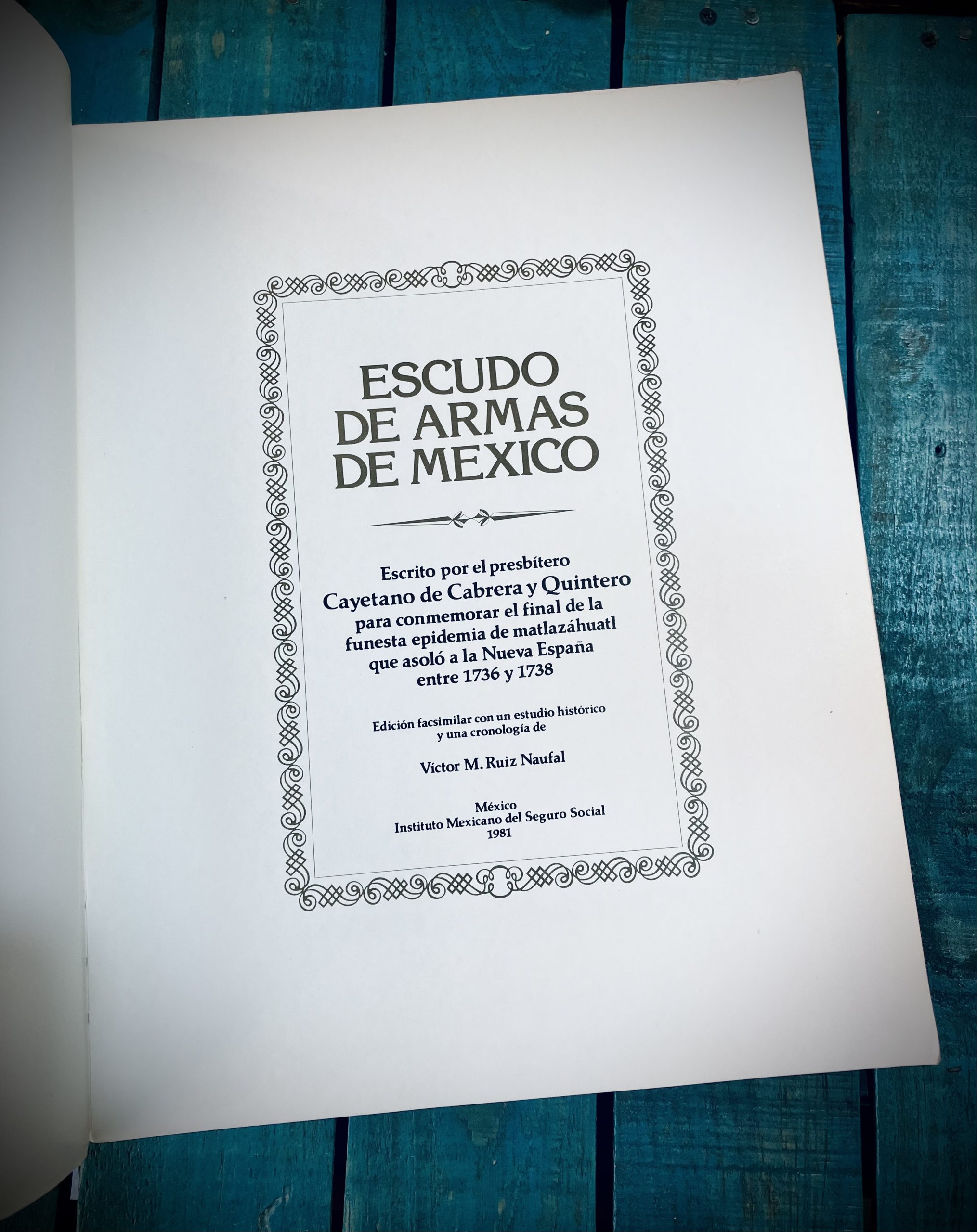 DE CABRERA Y QUINTERO CAYETANO. ESCUDO DE ARMAS DE MÉXICO - Image 2