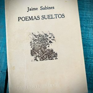 SABINES JAIME. POEMAS SUELTOS