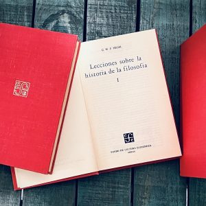 HEGEL G. W. F. LECCIONES SOBRE LA HISTORIA DE LA FILOSOFÍA